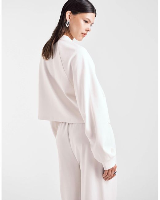 ASOS Natural Interlock Cardigan
