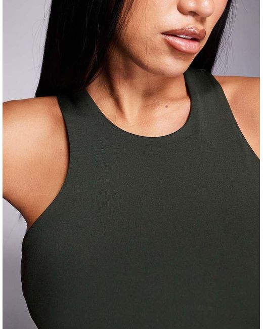 4505 Gray Icon Active Vest With Inner Bra And Removable Padding