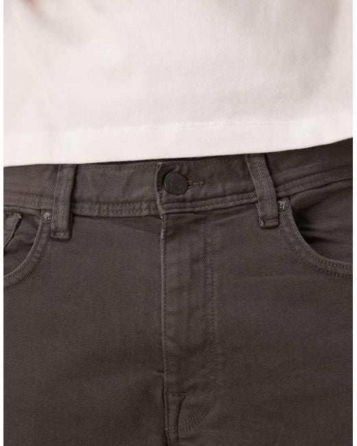 Vaqueros Grises De Corte Recto Scott De SELECTED de hombre de color Natural