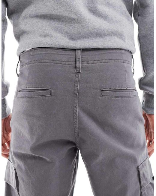 Jack & Jones Blue Slim Fit Cargo Trouser for men