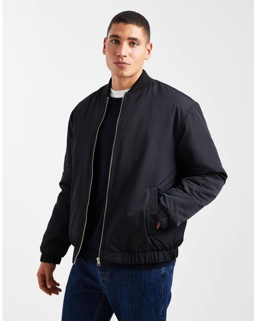 Bomber ASOS pour homme en coloris Blue