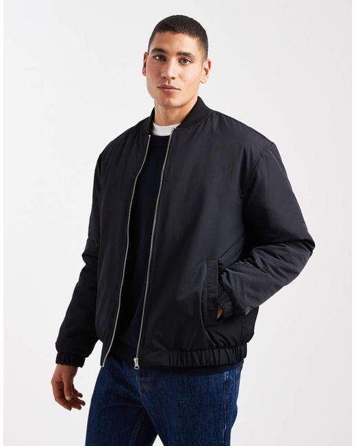 ASOS Blue Bomber Jacket for men