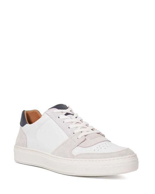 Dune White Tawly Trainers for men