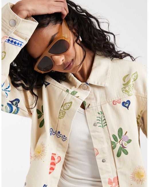 Object Natural Boxy Denim Jacket