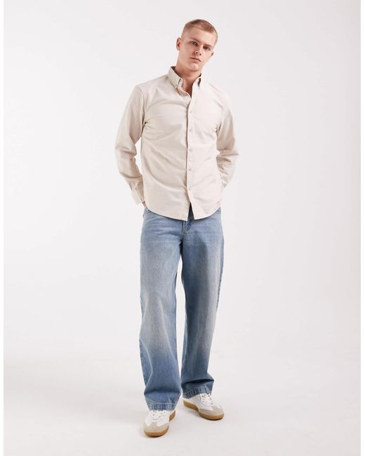 Levi's – authentic – hemd in Natural für Herren