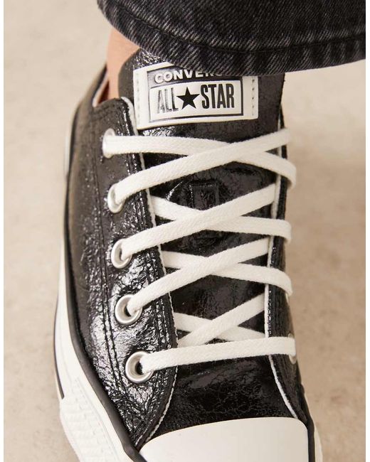 Converse Black Chuck Taylor All Star Ox Trainers