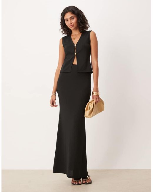 Gonna Lunga Slim Nera di ASOS in White