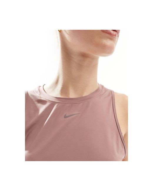 Nike Pink Nike One Training Dri-fit Classic Tank Top