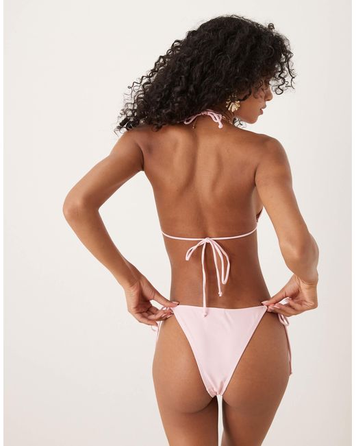 Motel Pink – lentra – seitlich gebundene bikinihose