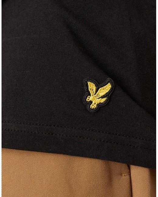 Lyle & Scott Brown Basic 3 Pack T- Shirt for men