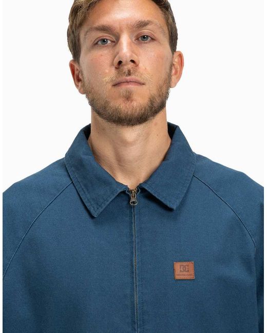 DC Shoes Blue Framed Workwear Jacket for men