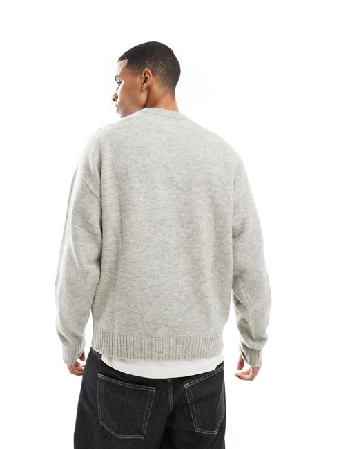 Pull ras Jack & Jones pour homme en coloris Gray