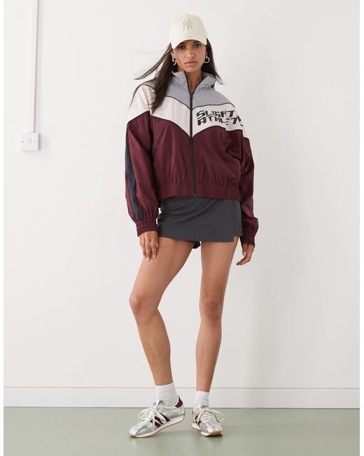 Monki Red – trainingsjacke