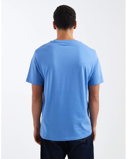 ASOS – basic-t-shirt in Blue für Herren