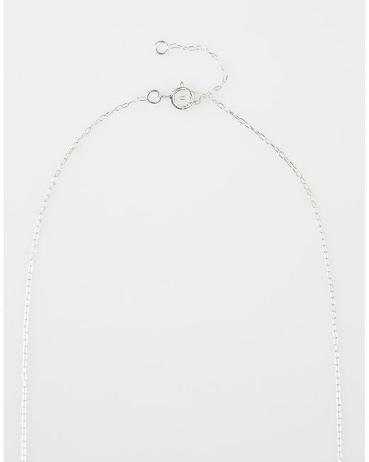 Lovisa Natural – farbene halskette aus sterling mit anhänger