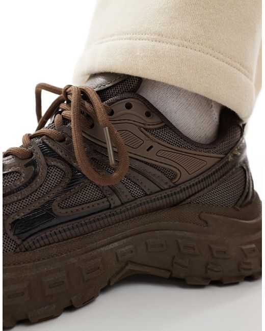 SEQWL Brown Wolf Chunky Trainers