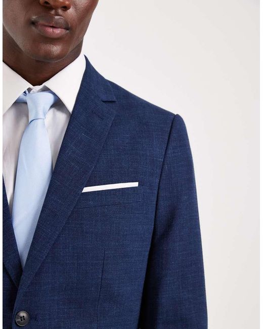 SELECTED Blue Slim Fit Blazer for men