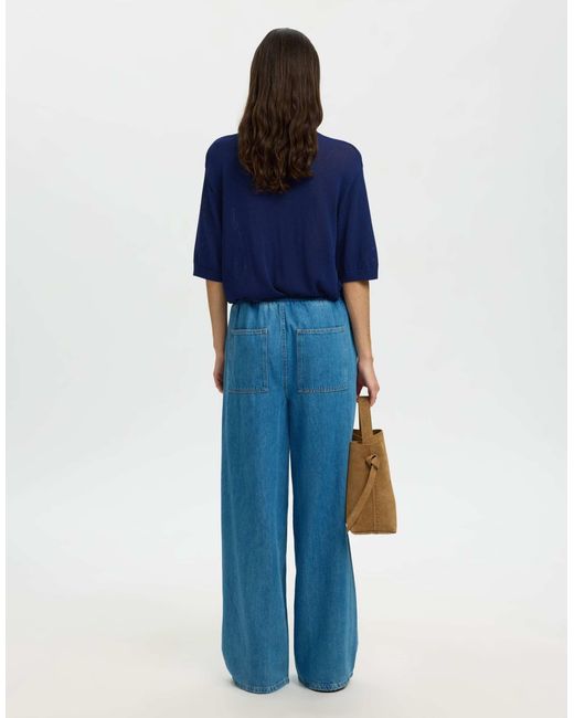 SELECTED Blue – strickoberteil
