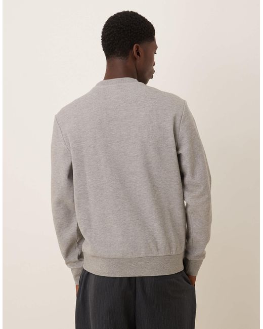 Mango Gray Oversized Sweatshirt for men