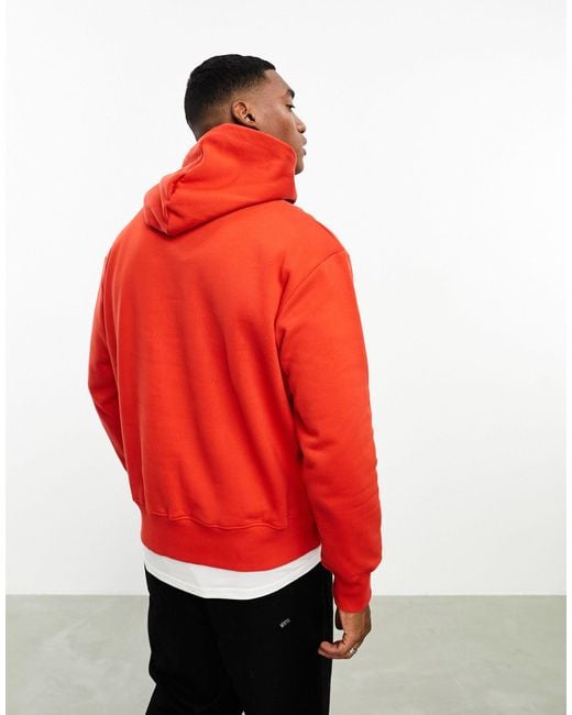 Red hoodie best sale asos