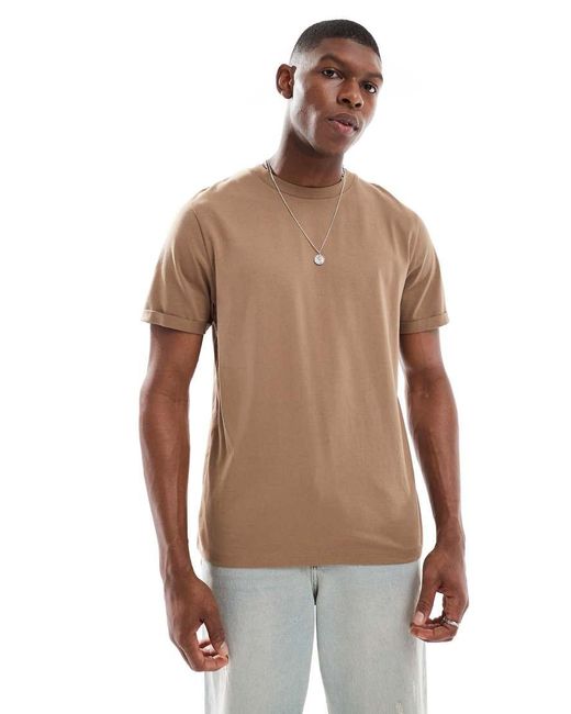 ASOS Essential in het Brown voor heren