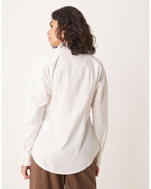 Aware White Cinched