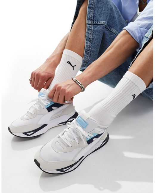 PUMA White Mirage Sport Sneakers for men