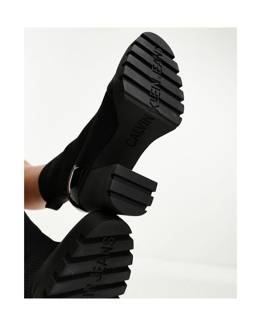 Botas negras Calvin Klein de color Black