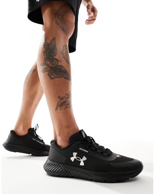 Under Armour Black Charged Rogue 3 Storm Winterised Trainers for men