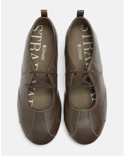 Stradivarius Gray Sneaker-ballerinas mit elastischem einsatz