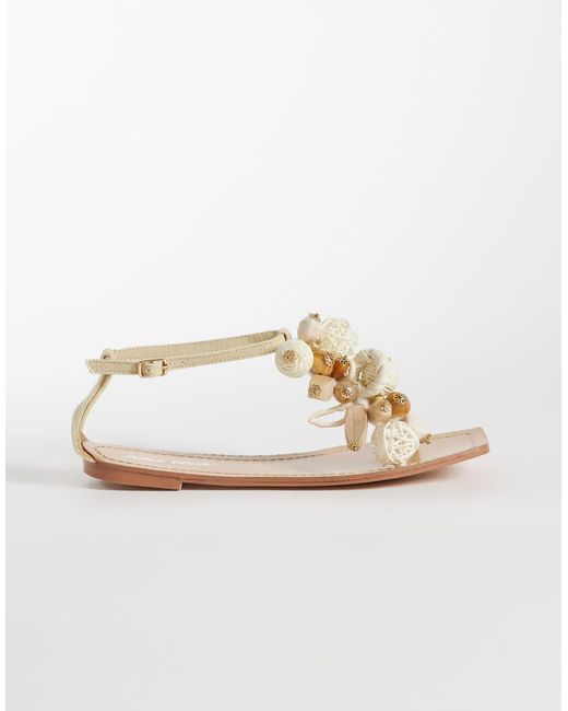 Public Desire Natural Sandals