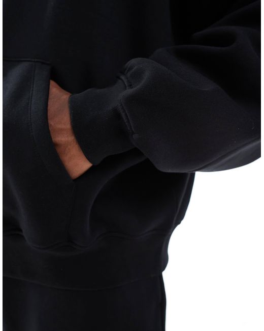 ASOS – essentials – kapuzenpullover in Blue für Herren