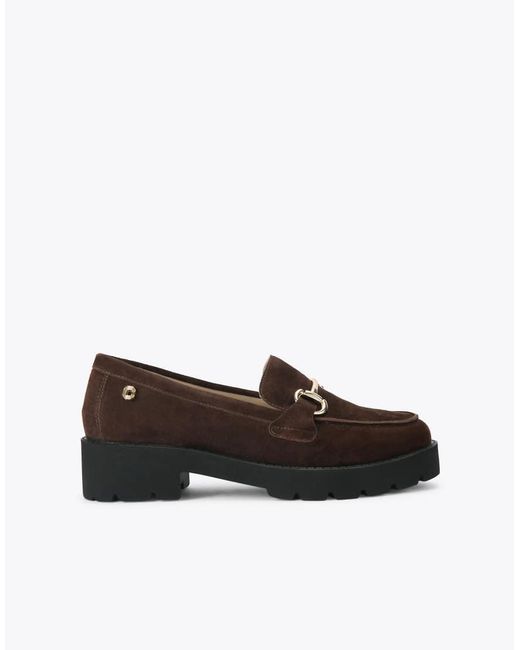 Carvela Kurt Geiger White Snap Chunky Flat Shoes