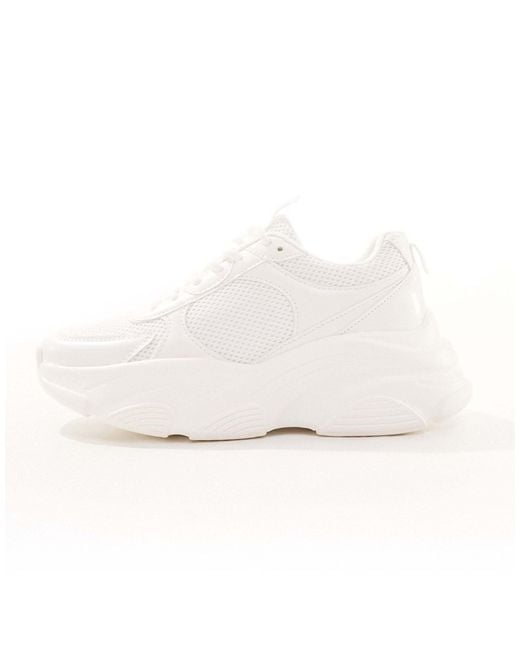 Asos Design Wide Fit White – drop – sneaker