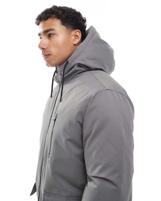 Parka Gris De Jack & Jones de hombre de color Gray