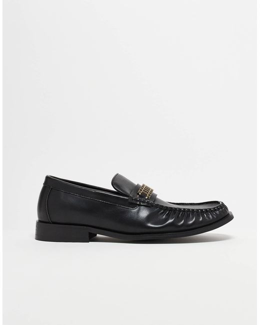 ASOS – penny-loafer in Black für Herren