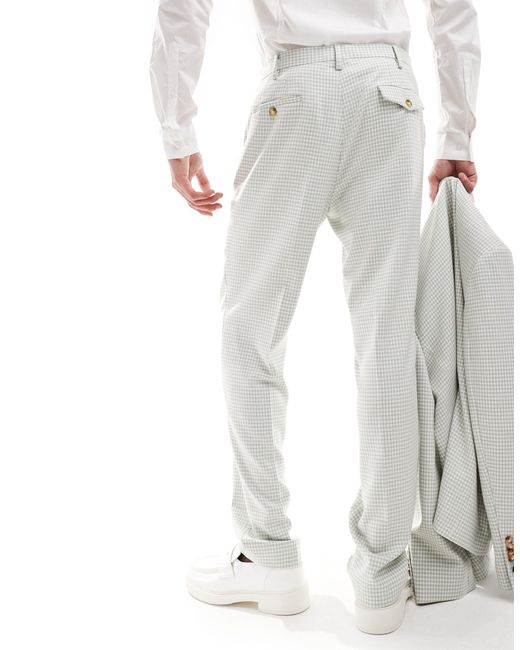 Pantalon Twisted Tailor pour homme en coloris White
