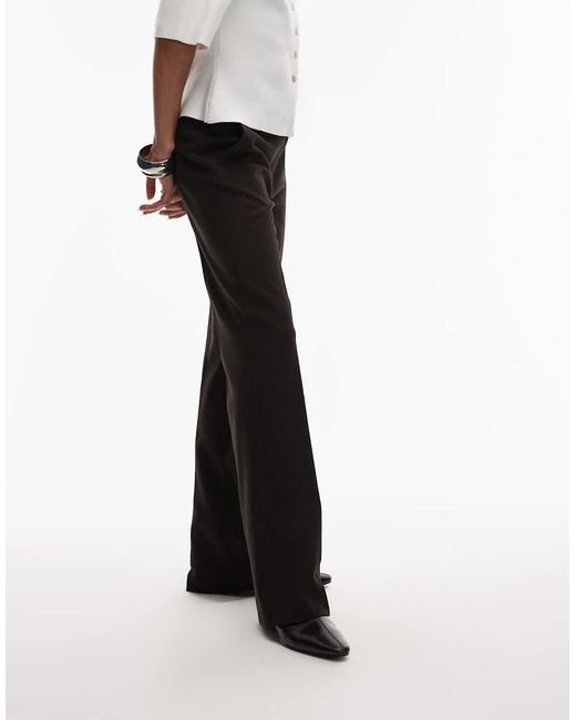 & Other Stories White Slim Flare Tailored Pants