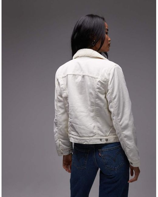 Levi's Gray Original Sherpa Trucker Jacket