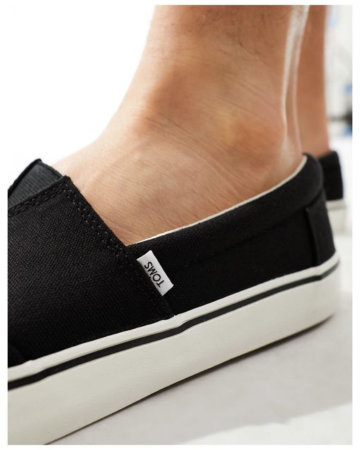 Alpargata fenix - sneakers senza lacci nere di TOMS in White da Uomo