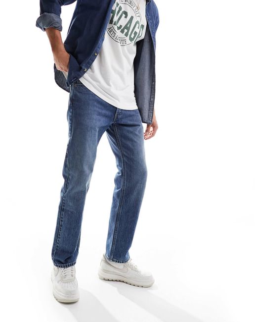 Levi's Blue 555 '96 Relaxed Straight Fit Jeans for men