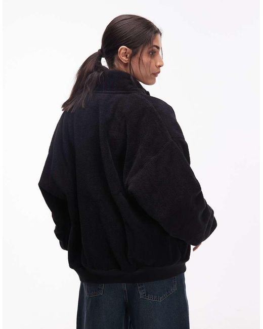 Adidas Originals Blue Adidas Sportswear Sharp Fleece Jacket