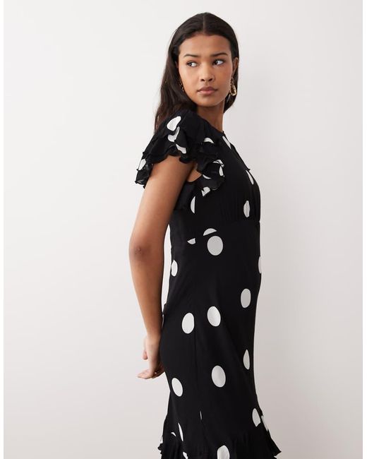 Nobody's Child White Marley Midaxi Ruffle Dress