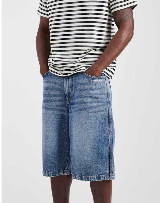 PEGADOR Blue Kolar Denim Jorts for men