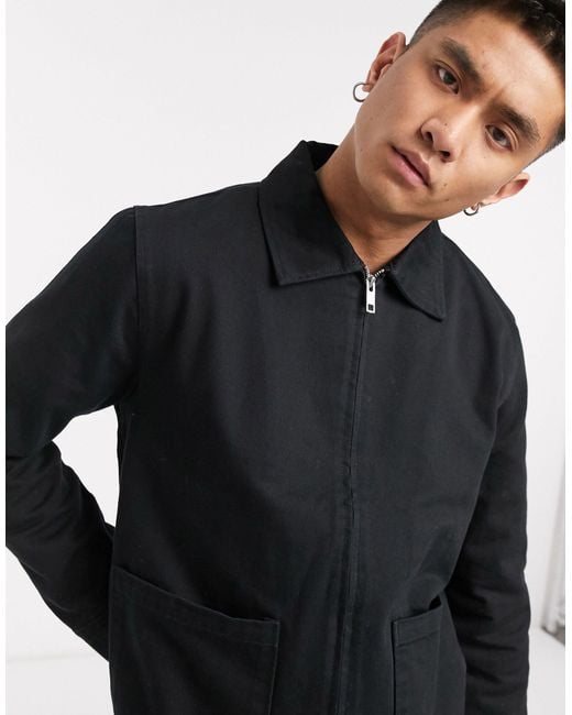 Weekday camp washed best sale jacket