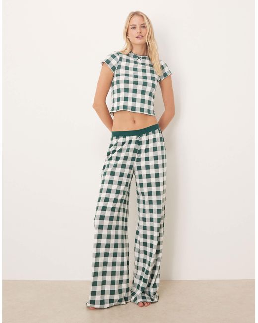 ASOS White Asos design tall – mix & match – pyjamahose
