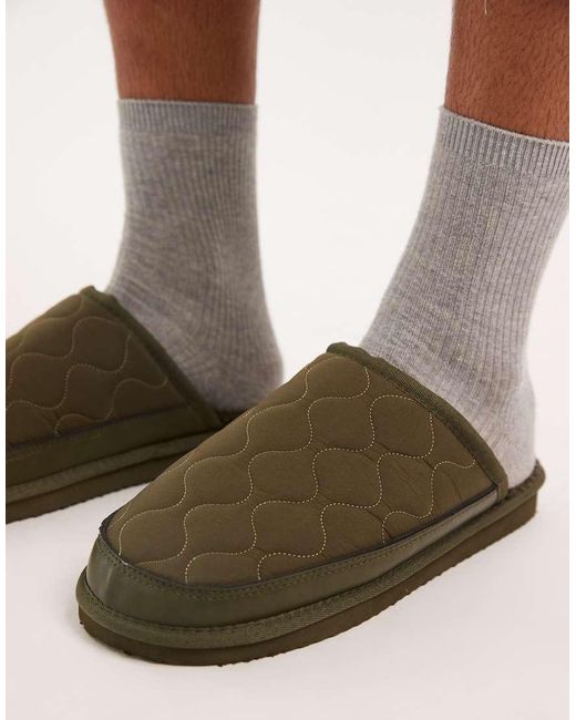 ASOS Brown Mule Slippers for men