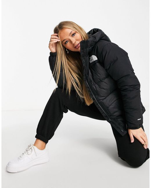 The North Face Black Himalayan Down Puffer Coat