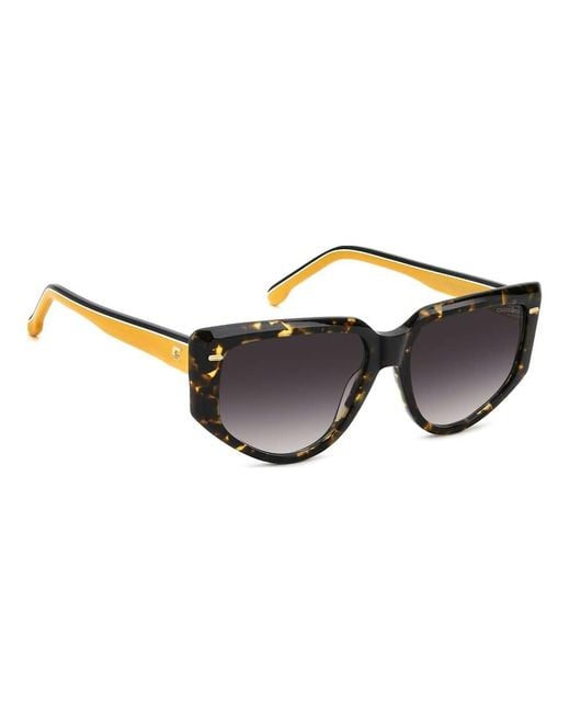 Carrera Brown Rectangular Sunglasses With Lenses