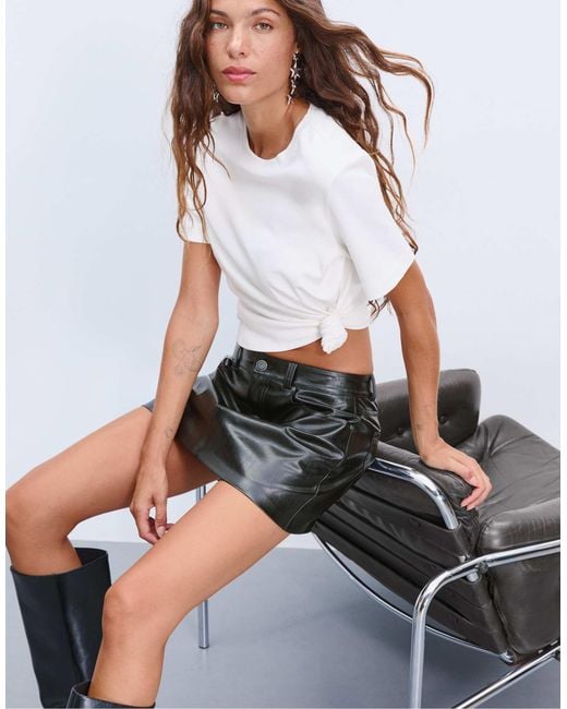 Stradivarius White – d62 – mini-skort